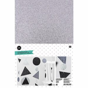 Rico Design Moosgummi schwarz-weiß 2mm 20x30cm 10 Platten