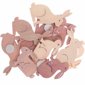 Ohhh! Lovely! Holzsticker Hase klein 12 Stück rosa