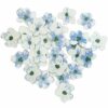 Ohhh! Lovely! Holzstreu Blüten Mix blau 24 Stück