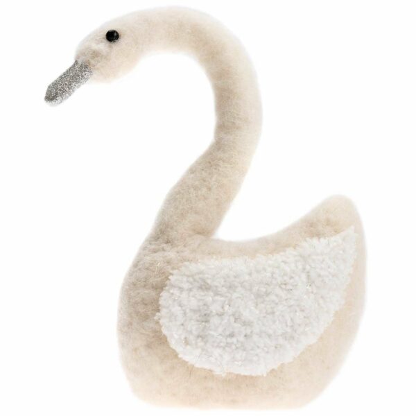 Ohhh! Lovely! Schwan handgefilzt weiß 20cm