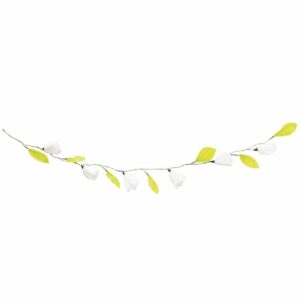 Ohhh! Lovely! Papierblumen Girlande weiß 180 cm