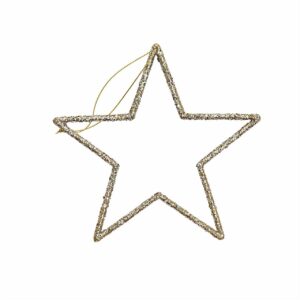 Ohhh! Lovely! Hänger Stern mit Glitter gold 17