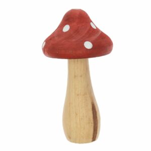 Ohhh! Lovely! Deko-Pilz aus Holz rot-weiß 6