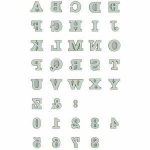 Rico Design Moosgummistempel Set Alphabet 1