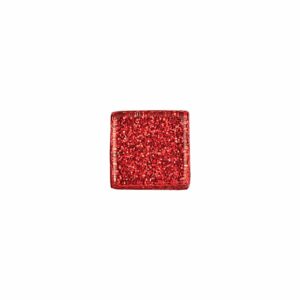 Rico Design Soft-Glas Mosaiksteine Glitter 185g rot