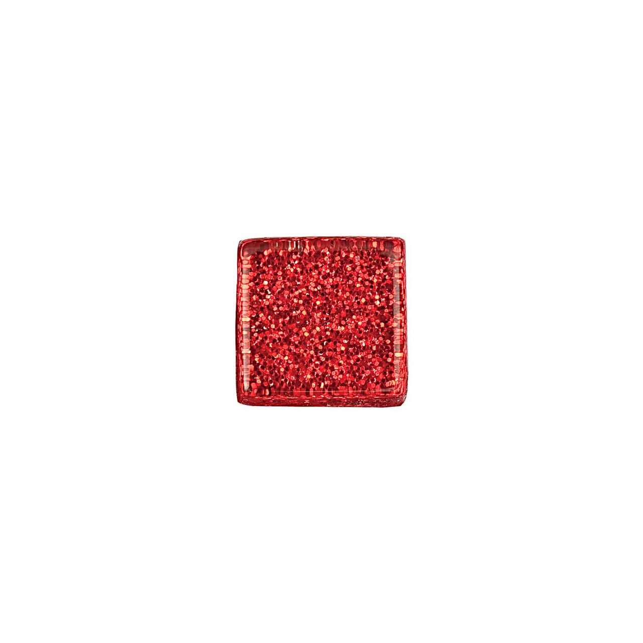 Rico Design Soft-Glas Mosaiksteine Glitter 185g rot