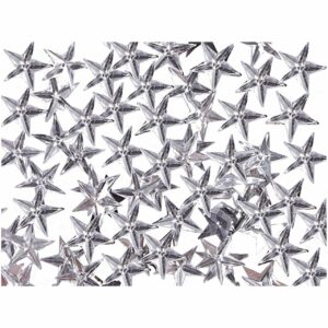 Rico Design Strass Stern transparent 100 Stück