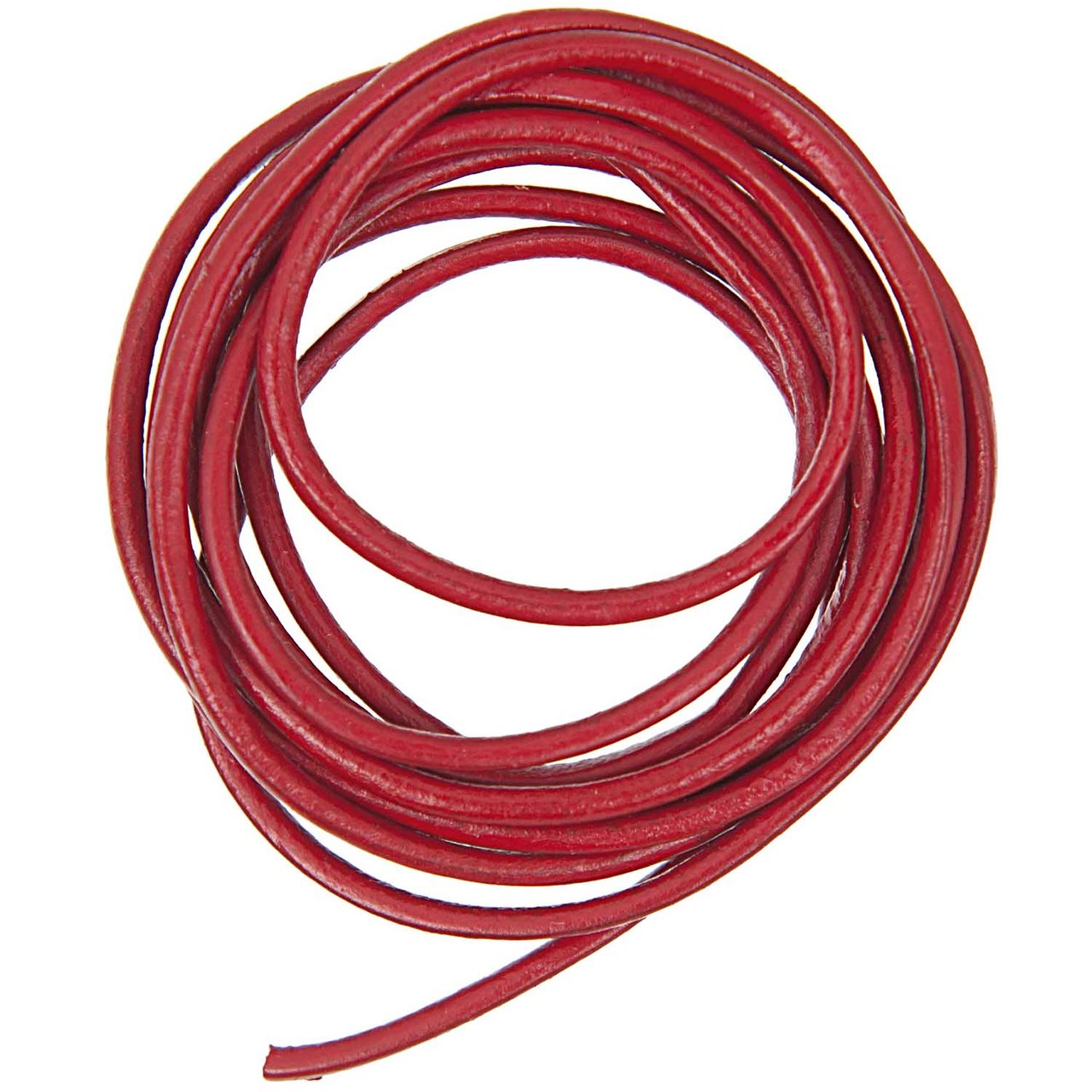 Rico Design Lederband 2mm 1m rot