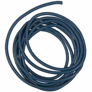 Rico Design Lederband 2mm 1m blau