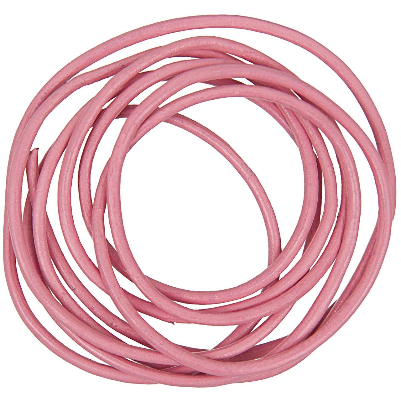 Rico Design Lederband 2mm 1m pink