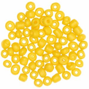 Jewellery Made by Me Keramik-Perlen natur 5mm 12g gelb