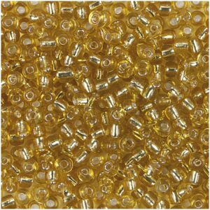 Rico Design Rocailles Perlen 4mm 14g gold