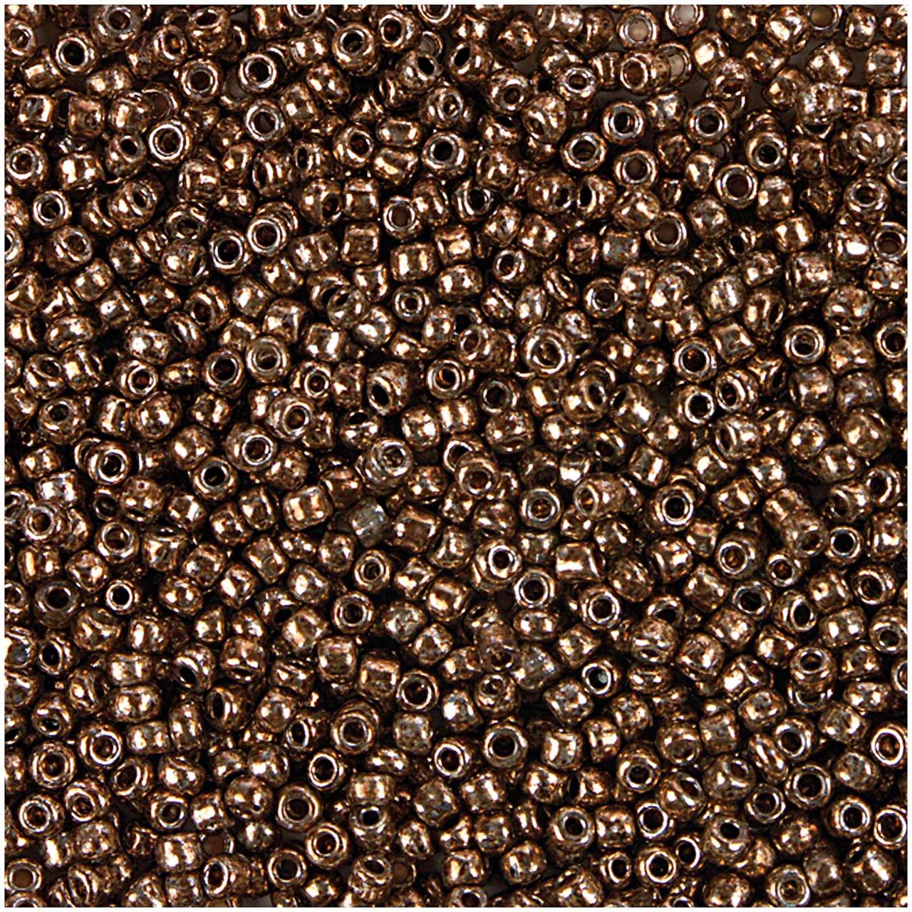 Rico Design Rocailles Perlen 4mm 14g kupfer metallic