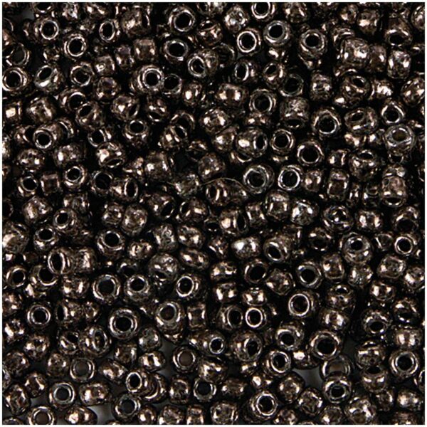 Rico Design Rocailles Perlen 4mm 14g kupfer metallic dunkel