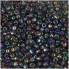 Rico Design Rocailles Perlen 4mm 14g regenbogen oliv