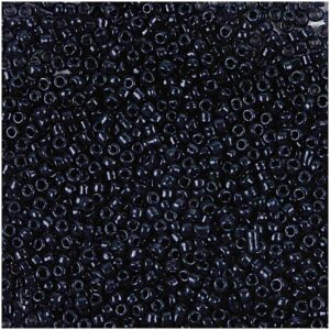 Rico Design Rocailles Perlen 2mm 14g schwarz