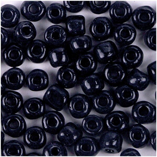Rico Design Rocailles Perlen 4mm 14g schwarz