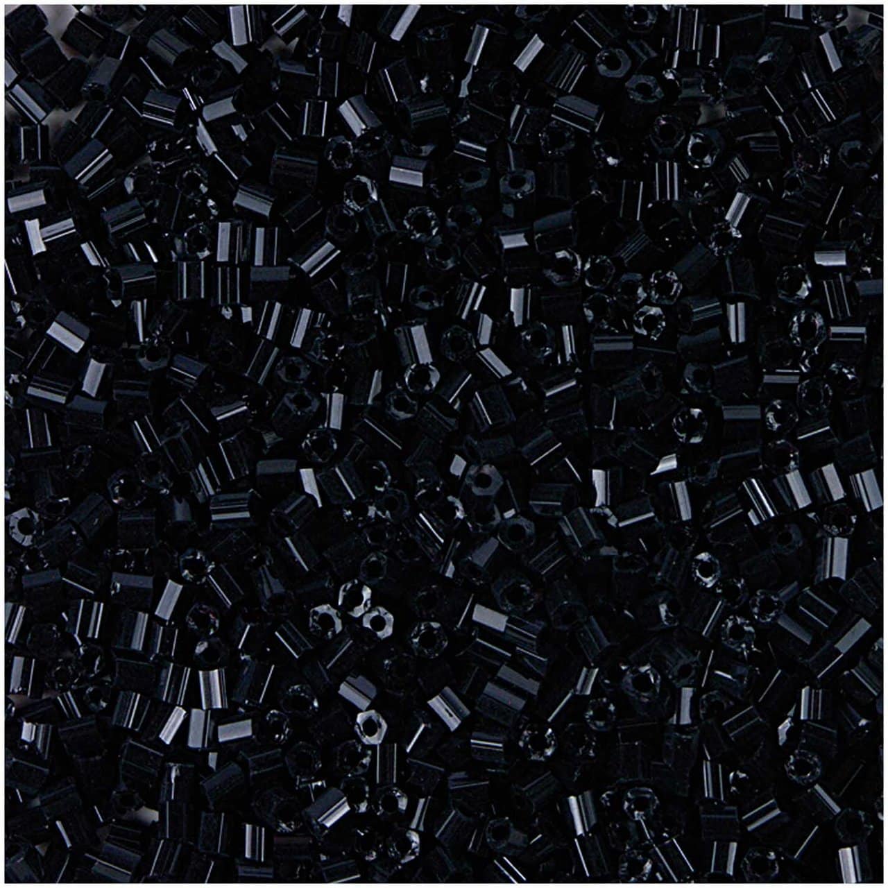 Rico Design Rocailles 2cut Perlen 2mm 14g schwarz