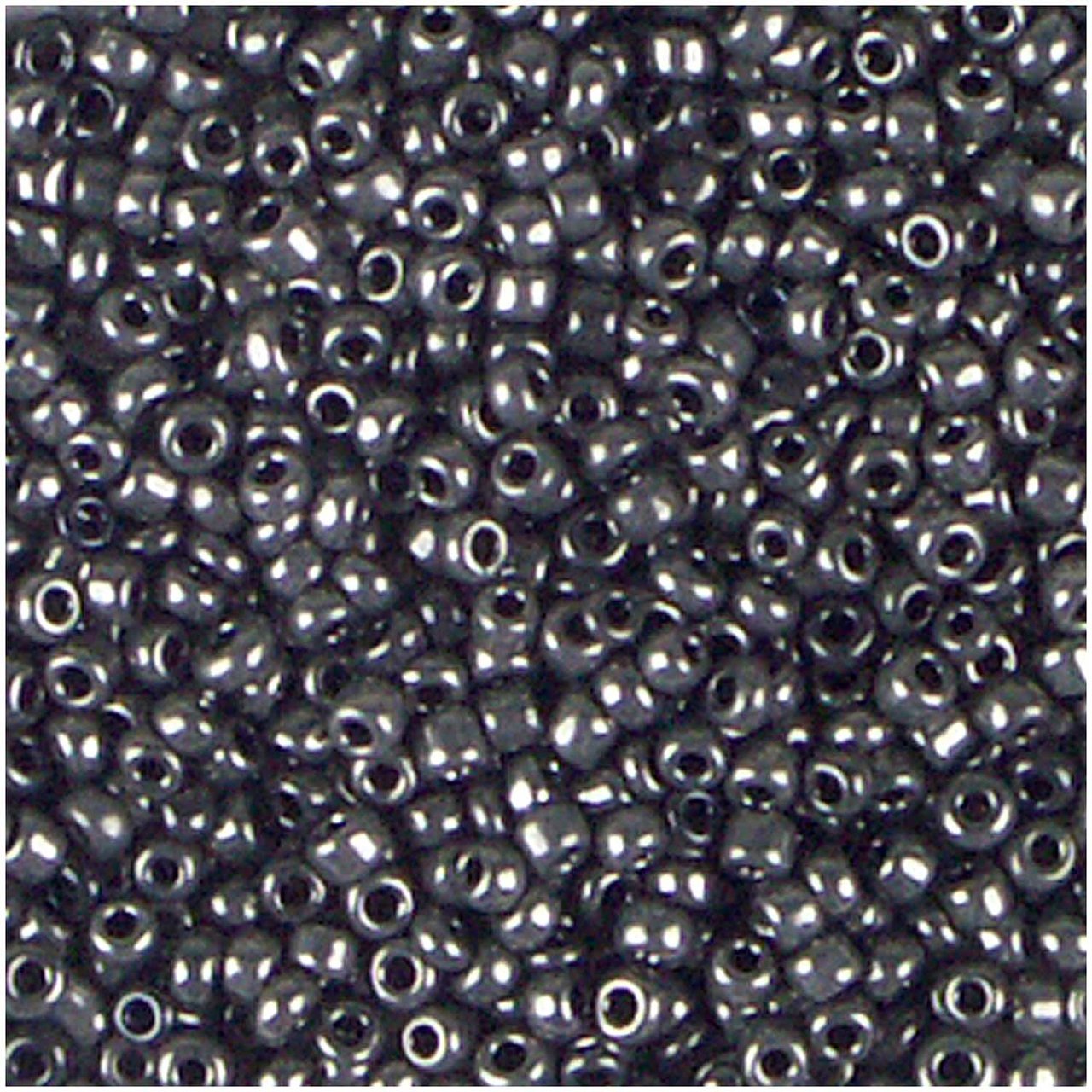 Rico Design Rocailles Perlen 2mm 14g altsilber