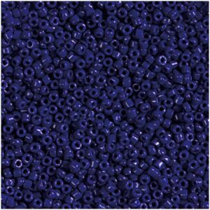 Rico Design Rocailles Perlen 2mm 14g dunkelblau opak