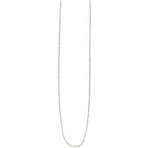 Rico Design Kügelchenkette geschliffen versilbert 45cm