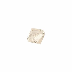 Rico Design Glasschliff-Raute Perlen 6mm 12 Stück weiß