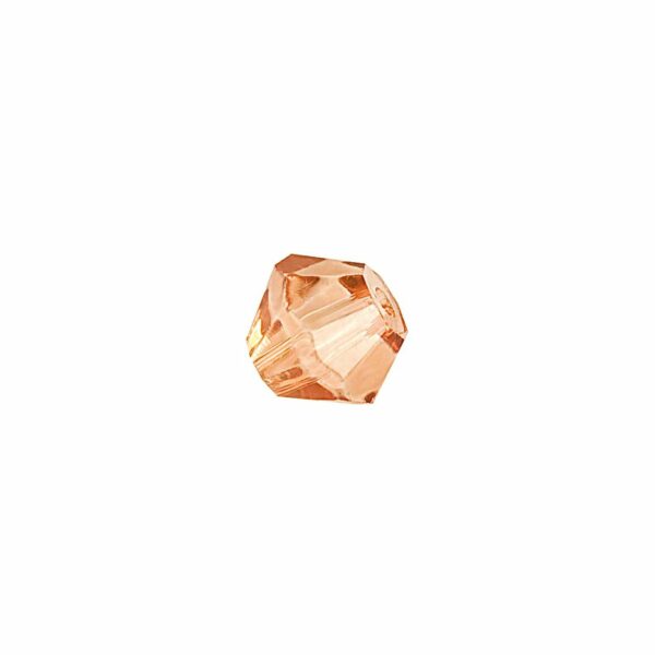 Rico Design Glasschliff-Raute Perlen 4mm 20 Stück pfirsich