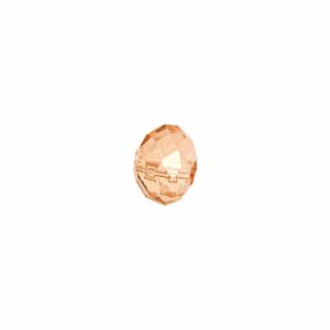 Rico Design Glasschliff-Diskus Perlen 6mm 12 Stück pfirsich