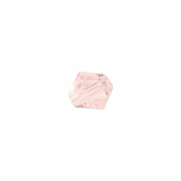Rico Design Glasschliff-Raute Perlen 6mm 12 Stück zartrosa
