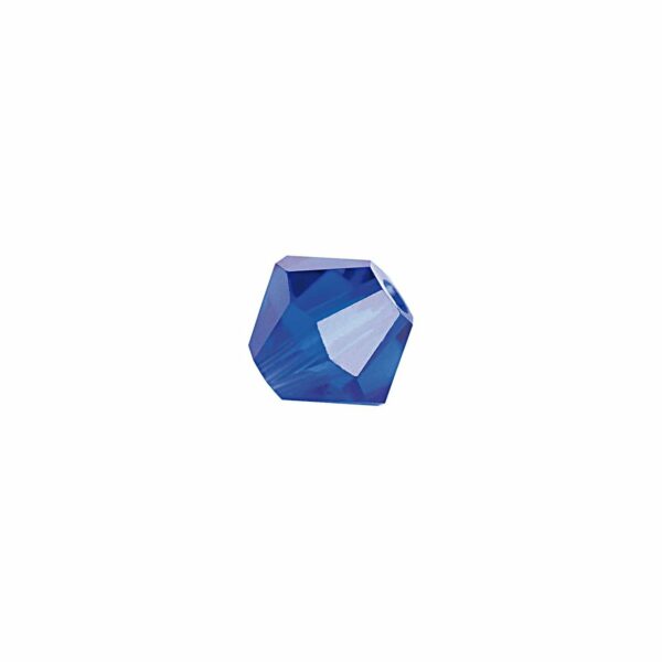 Rico Design Glasschliff-Raute Perlen 6mm 12 Stück blau