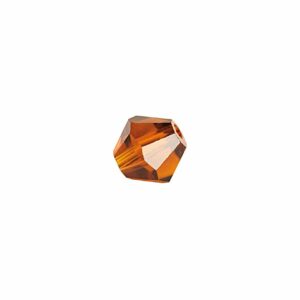 Rico Design Glasschliff-Raute Perlen 6mm 12 Stück karneol