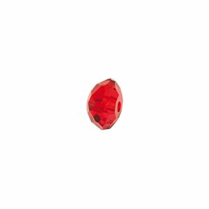 Rico Design Glasschliff-Diskus Perlen 6mm 12 Stück rot