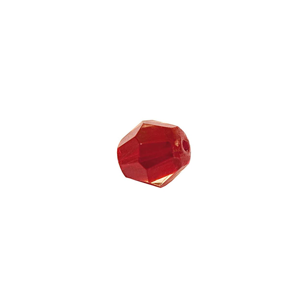 Rico Design Glasschliff-Raute Perlen 4mm 20 Stück bordeaux