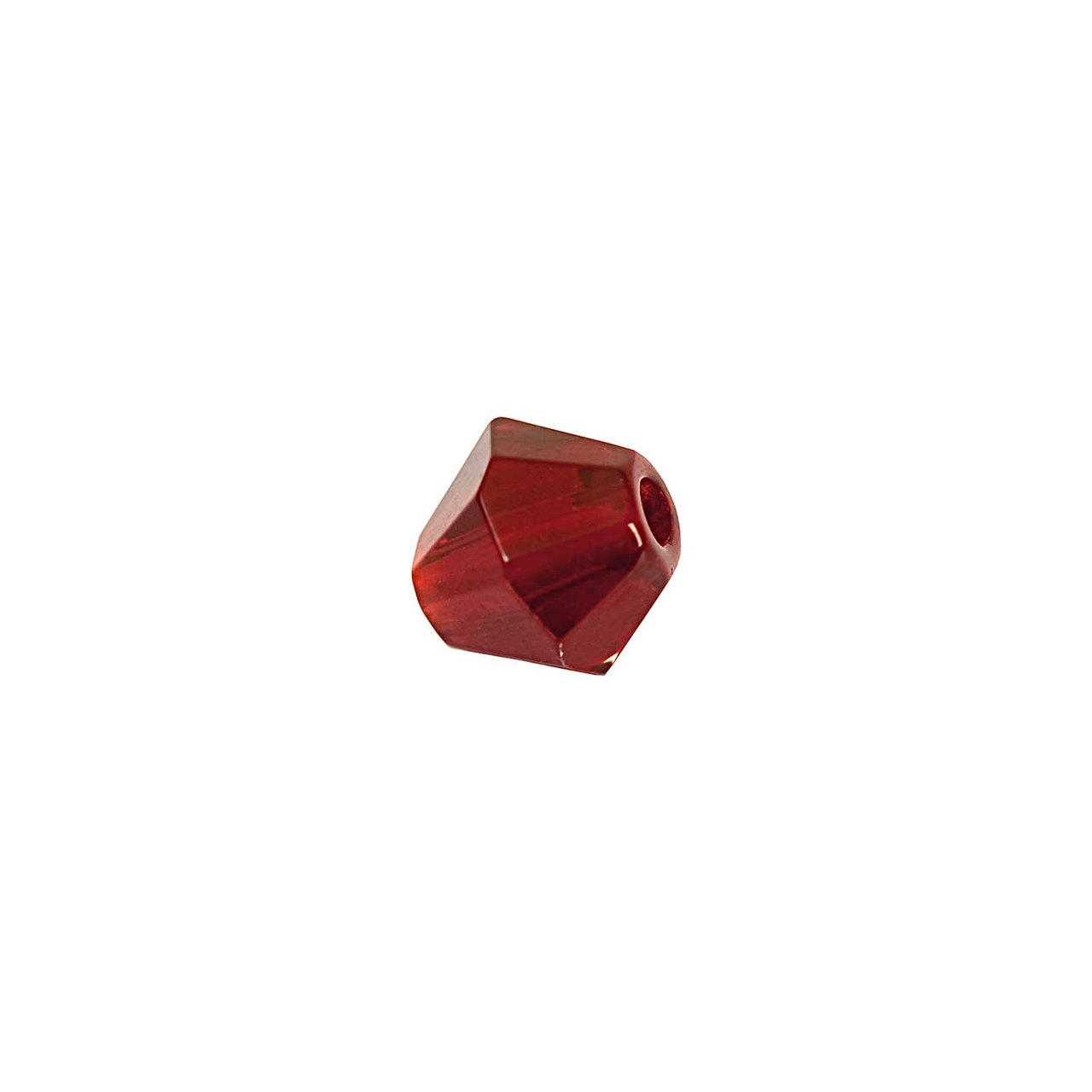 Rico Design Glasschliff-Raute Perlen 6mm 12 Stück bordeaux