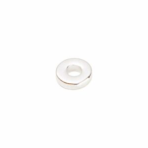 Rico Design Scheibe rund silber 8mm 25 Stück