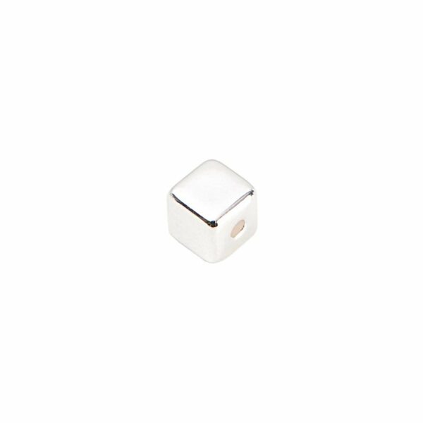 Rico Design Würfel silber 5x5mm 50 Stück