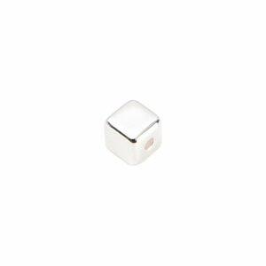 Rico Design Würfel silber 6x6mm 45 Stück