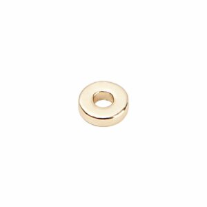 Rico Design Scheibe rund gold 4mm 40 Stück