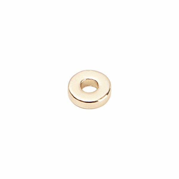 Rico Design Scheibe rund gold 10mm 20 Stück