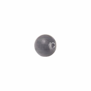 Rico Design Catseye rund Perlen 6mm 25 Stück grau