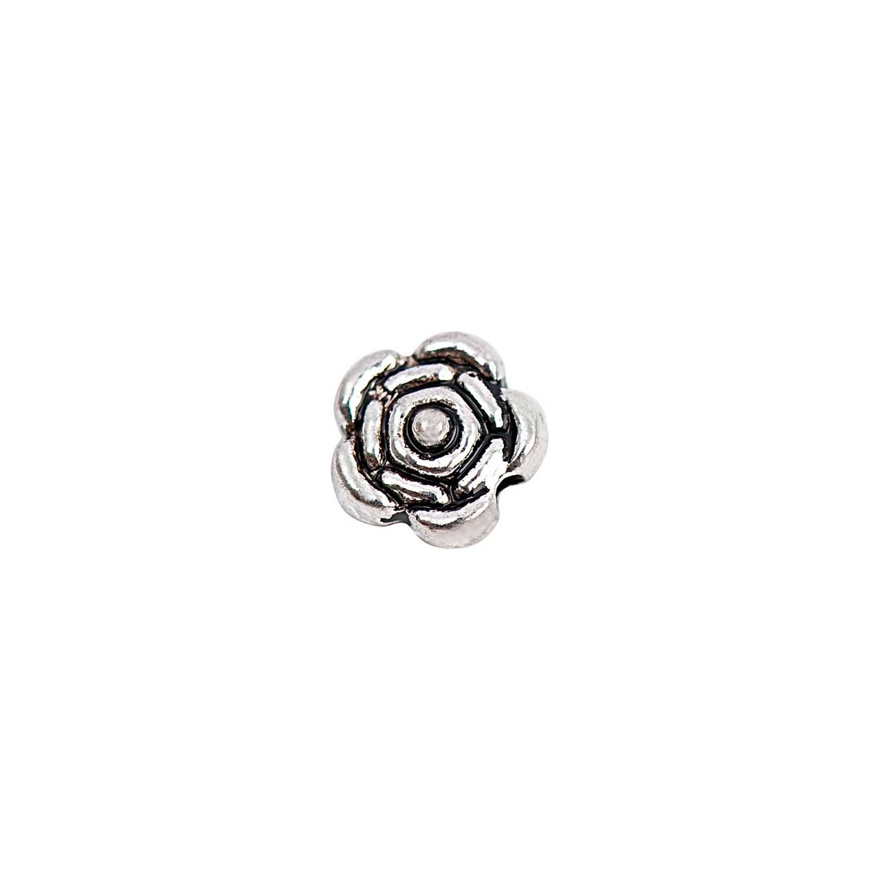 Rico Design Rose silber 6mm 20 Stück