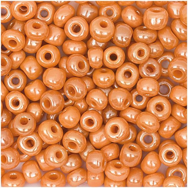Rico Design Rocailles Perlen 4mm 14g orange AB