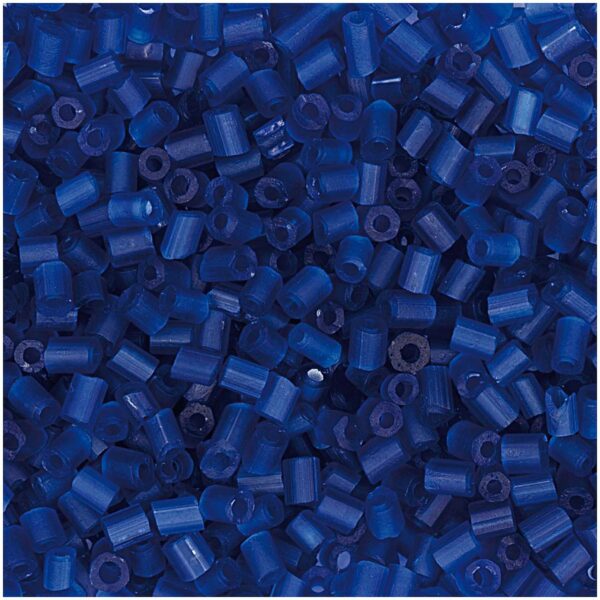 Rico Design Rocailles 2cut Perlen 2mm 14g royalblau matt