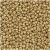 Rico Design Rocailles Perlen 2mm 14g gold metallic