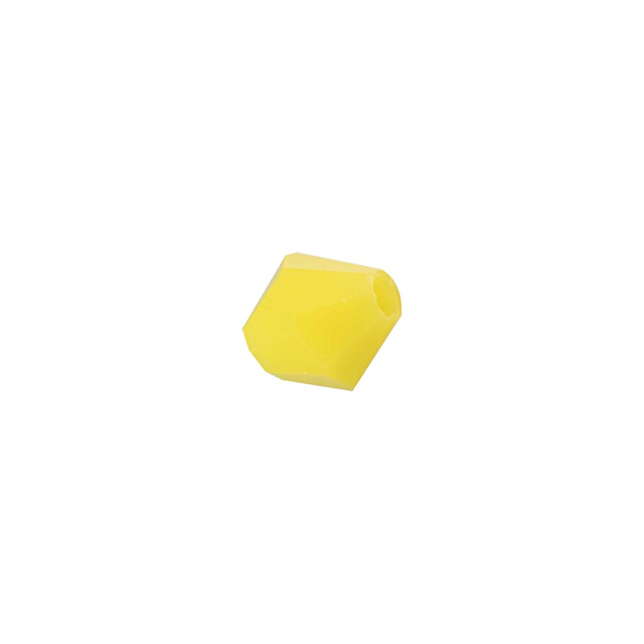 Rico Design Glasschliff-Raute Perlen 4mm 20 Stück gelb opak