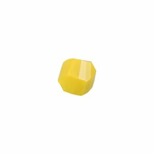 Rico Design Glasschliff-Kandis Perlen 6mm 12 Stück gelb opak