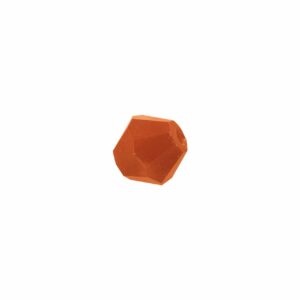 Rico Design Glasschliff-Raute Perlen 6mm 12 Stück orange opak