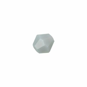 Rico Design Glasschliff-Raute Perlen 4mm 20 Stück grau opak