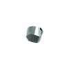 Rico Design Glasschliff-Kandis Perlen 6mm 12 Stück grau opak