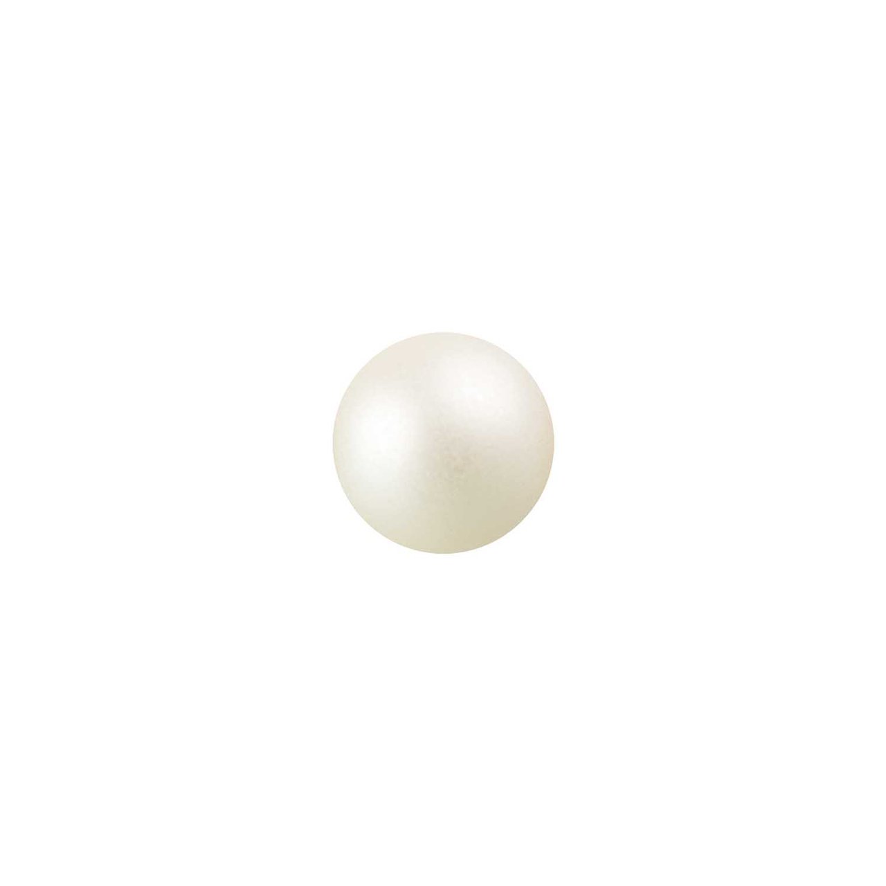 Rico Design Renaissance-Perlen 8mm 25 Stück weiß matt